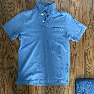 Blue gray boys polo